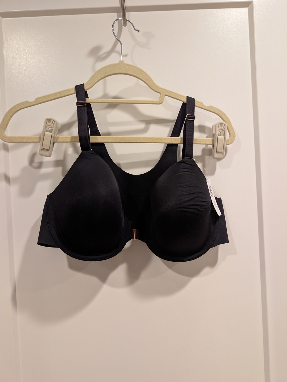 Soma Smooth Black Full Coverage  T-Shirt Bra